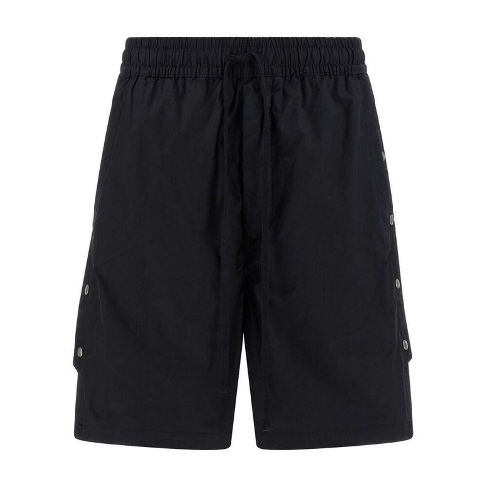 Thom Krom Black Cotton Bermuda Men's Shorts